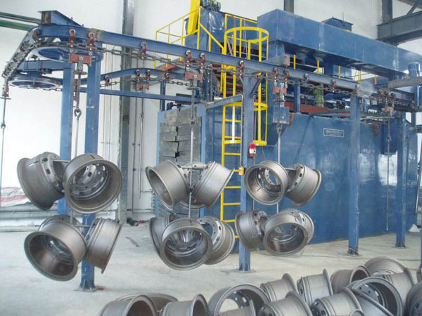 電解鋁陽極鋼爪拋丸機清理設(shè)備 電解鋁陽極鋼爪拋丸機清理設(shè)備