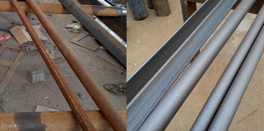 拋丸機除銹級別Sa2.5圖片 拋丸機除銹級別Sa2.5圖片